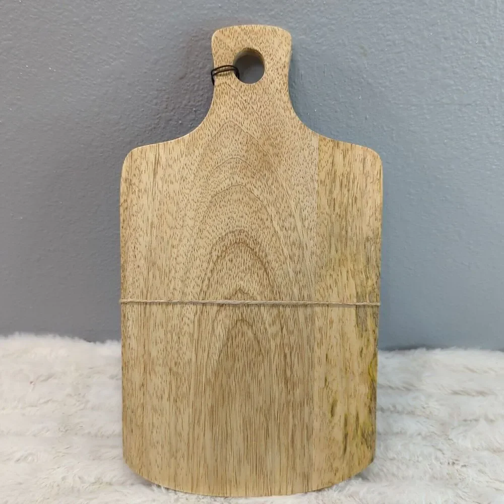 Creative Co-Op‎ Mango Wood Cutting Board With Knife 11